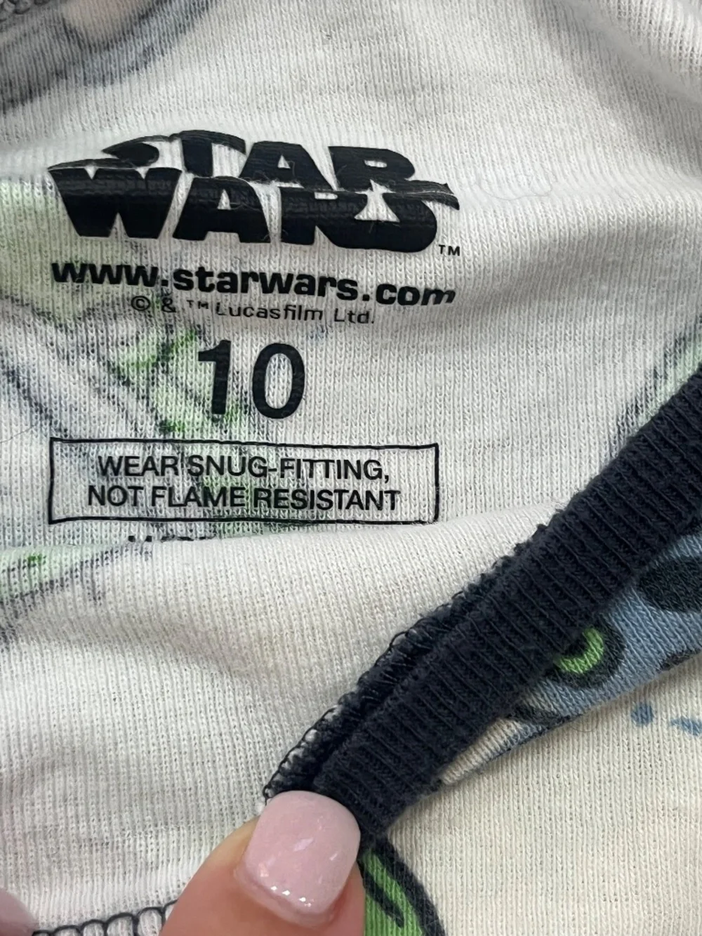 Star Wars Grogu and Mandalorian 5 piece Pajama Set Size 10